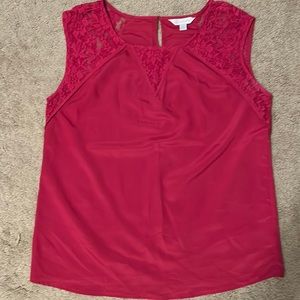 NWOT Dark Hot Pink Shirt Size M